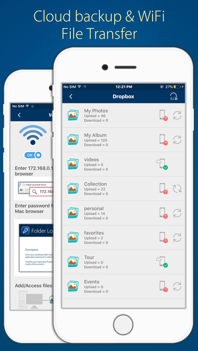 Folder Lock الملصق