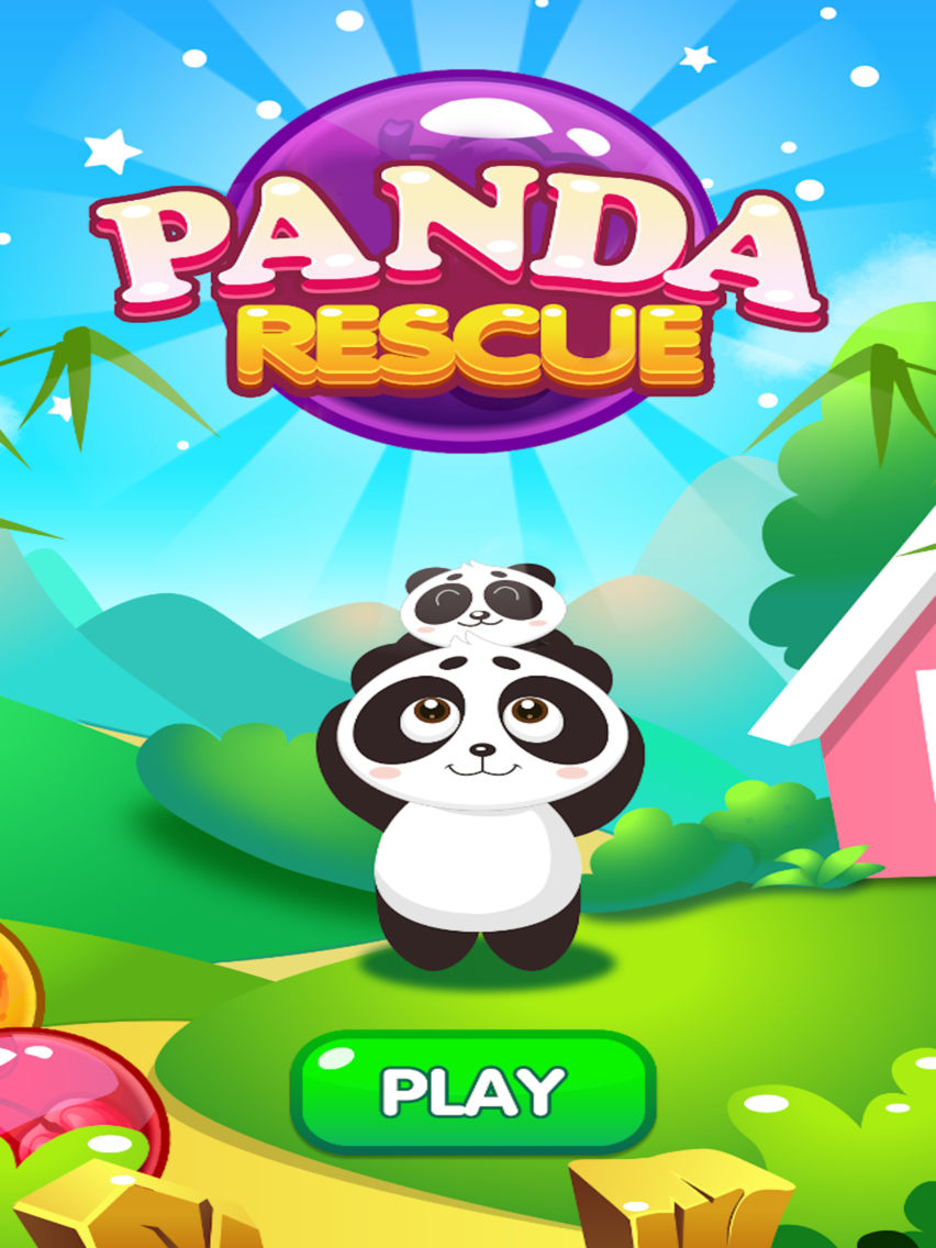 Panda Rescue -Bubble Shooter poster