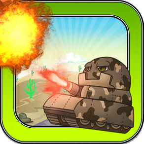 Tiny Tank Battle Warfare Games - War Tanks Gunner Game