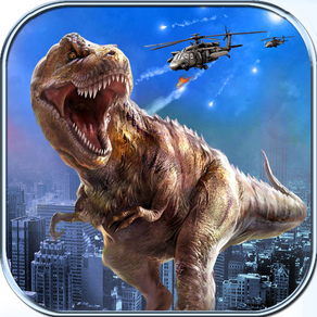 Dinosaur Hunter Simulator 2017 : City Attack 3D