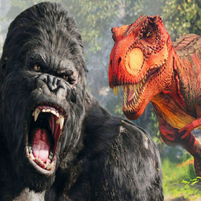 Apes Vs Dinosaur - Throne War