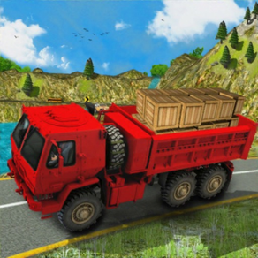 Conductor de camión d carga 3D
