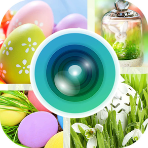Springtime and Easter Photo Frame and Collage Editor - Beatiful Pastel Colors : FREE App