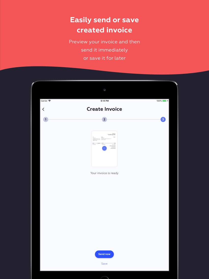 Invoice Mini poster