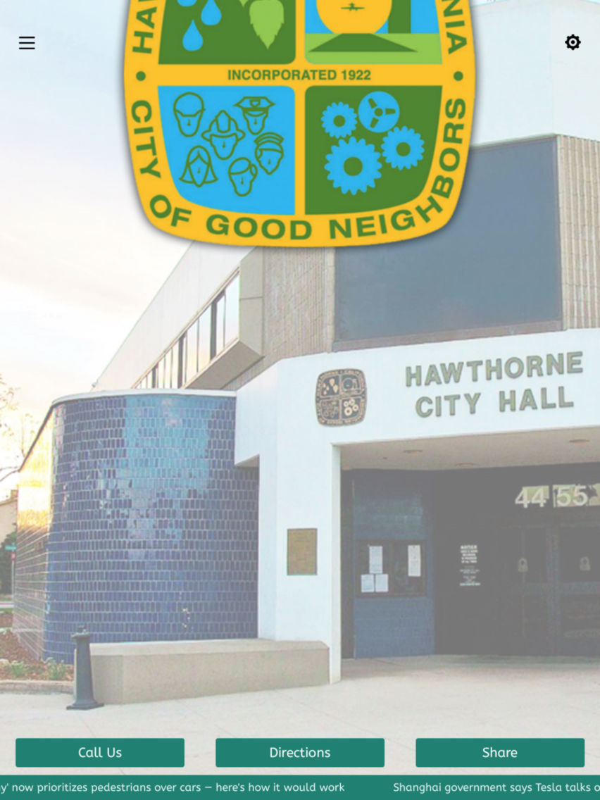City of Hawthorne CA poster