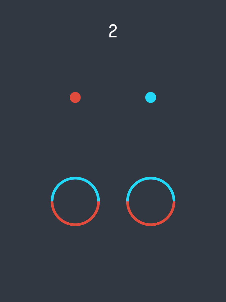 Top Two Circles One Brain Awesome Free Game poster