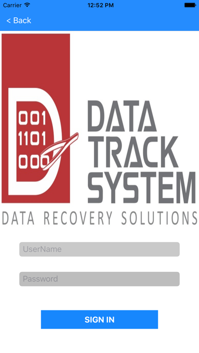 Data Track System poster