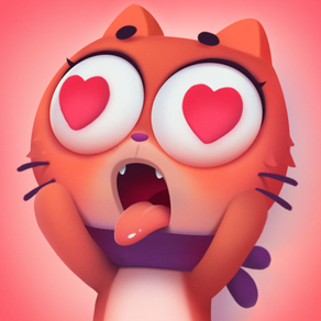 Taffy Cat in Love – Emoji & Stickers