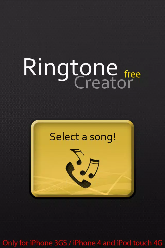 Tangkapan skrin Custom Ringtone Creator Free