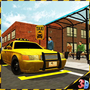 Taxi driver sim: Cab parking simulation