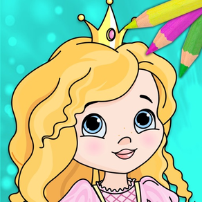 Magic Princess Coloring Books