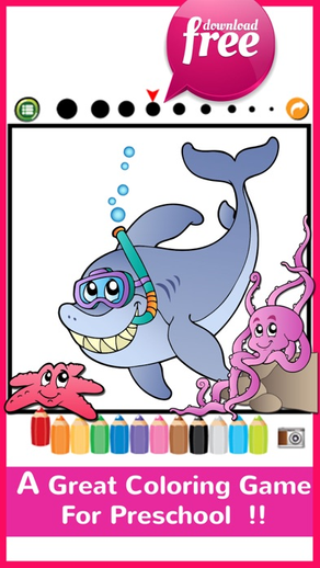 Sea Creatures Coloring Book For Kids And Toddlers!