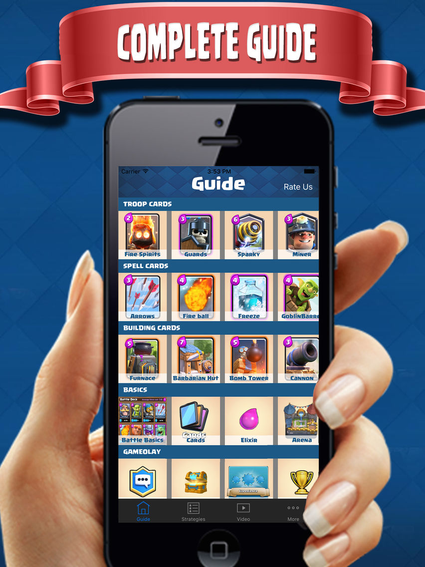 Complete Guide for Clash Royale - Deck Builder,COR poster