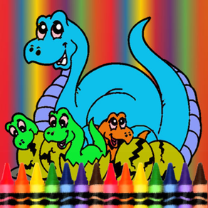 Dinosaur Coloring Book -  Dino Drawing For Good Kid Games