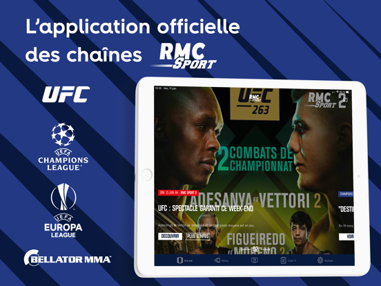 RMC Sport – Live TV, Replay Affiche