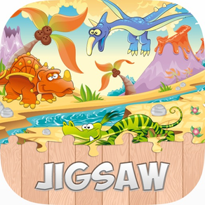 Dinosaurs Jigsaw Game HD - For Kids Toddler Puzzle