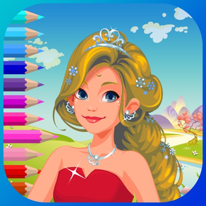 Princesa jogos de colorir