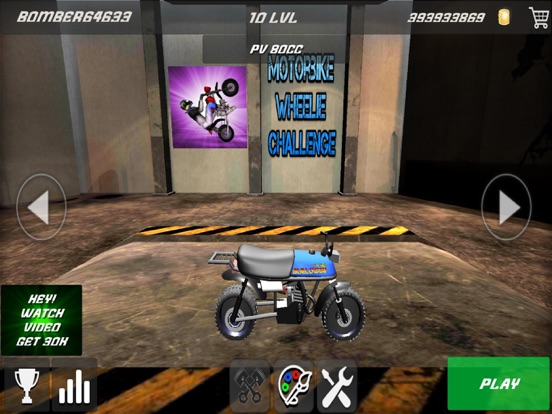 Motorbike Wheelie Challenge poster
