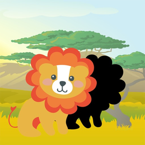 Around the World Game: Play and Learn shapes for Children with Animals