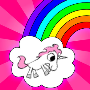 Flapper Unicorn - Twilight Rainbow Flyer Pocket Minigame