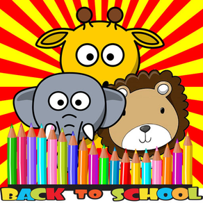 Zoo Animal Coloring BookPages For Kids