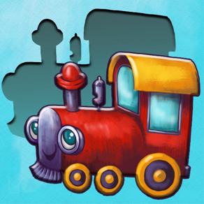 Puzzles for toddlers with train