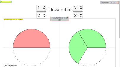 Compare Fractions Interactive poster