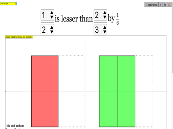 Compare Fractions Interactive poster