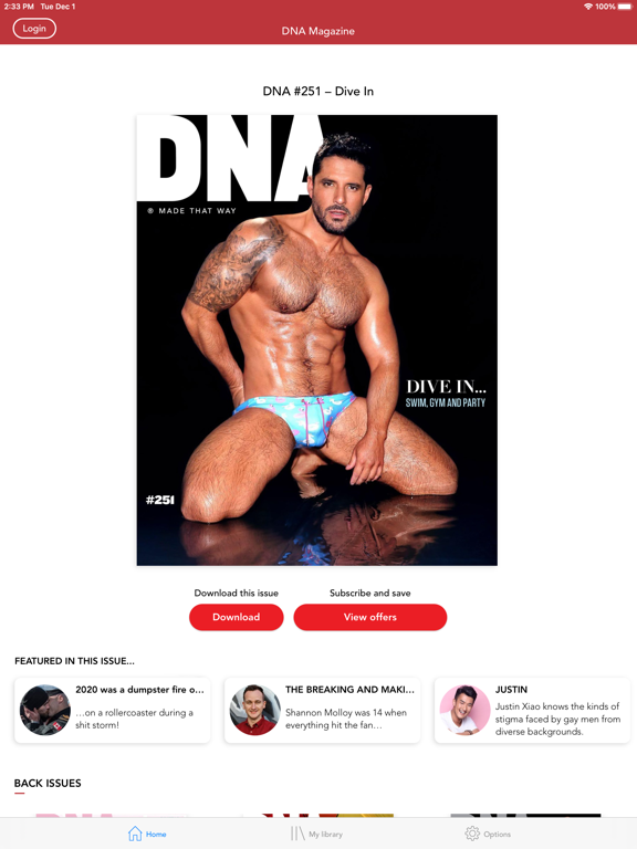 DNA Magazine poster