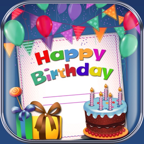 Happy Birthday Card Maker Free–Bday Greeting Cards