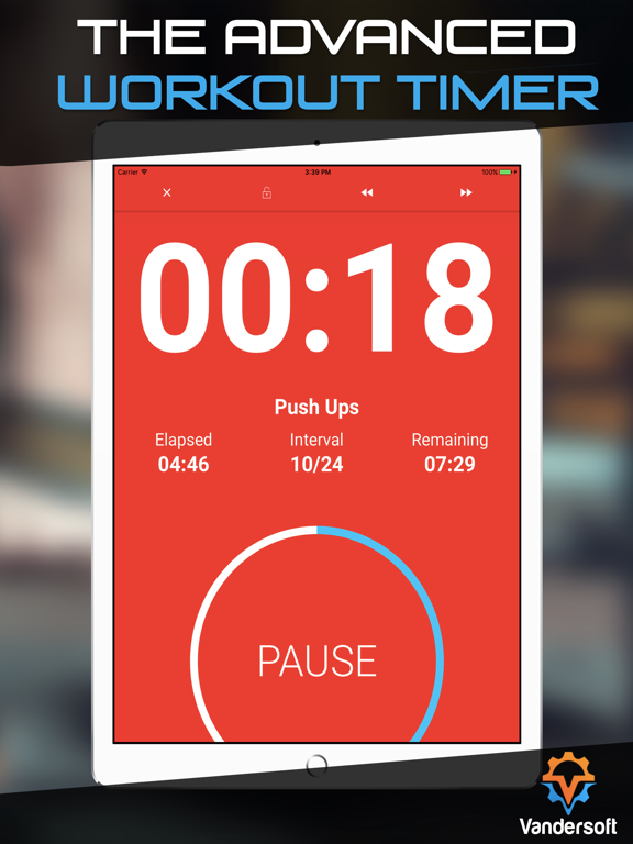 Interval Timer - Tabata & HIIT Workout Stopwatch poster