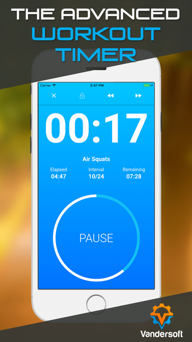 Interval Timer - Tabata & HIIT Workout Stopwatch poster