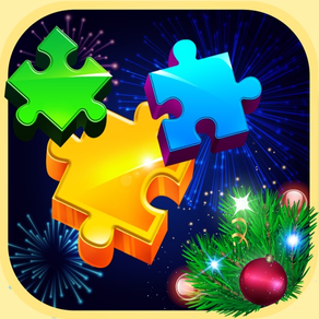 Nouvel an gratuit puzzle - Noël puzzles HD