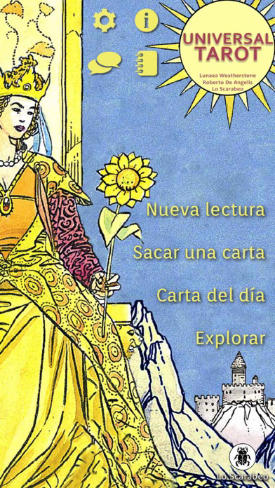 Tarot Universal الملصق
