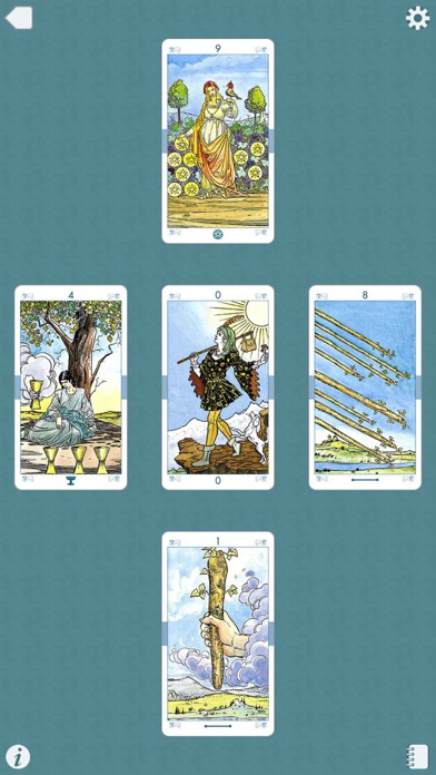 Tarot Universal الملصق