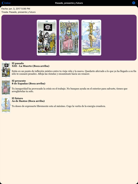 Tarot Universal الملصق