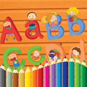 ABC Coloring Alphabet Learn Paint for Toddler Kids