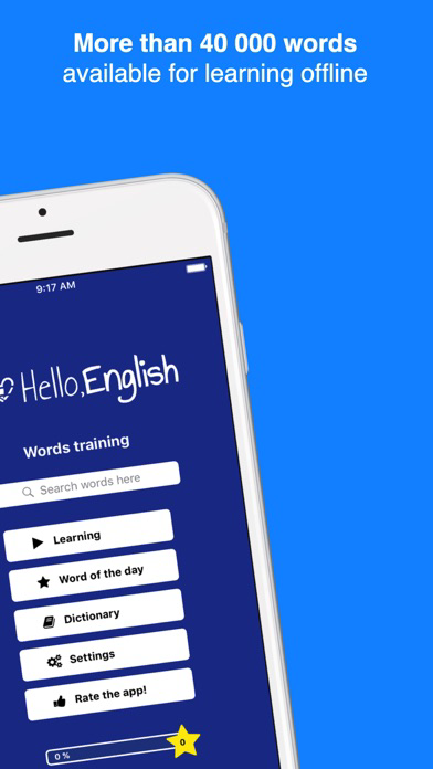 English Words: play & learn poster