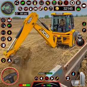 JCB 3Dx Backhoe Loader Driving