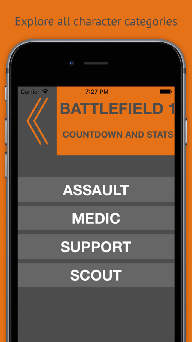 Countdown and Stats Battlefield 1 Edition poster