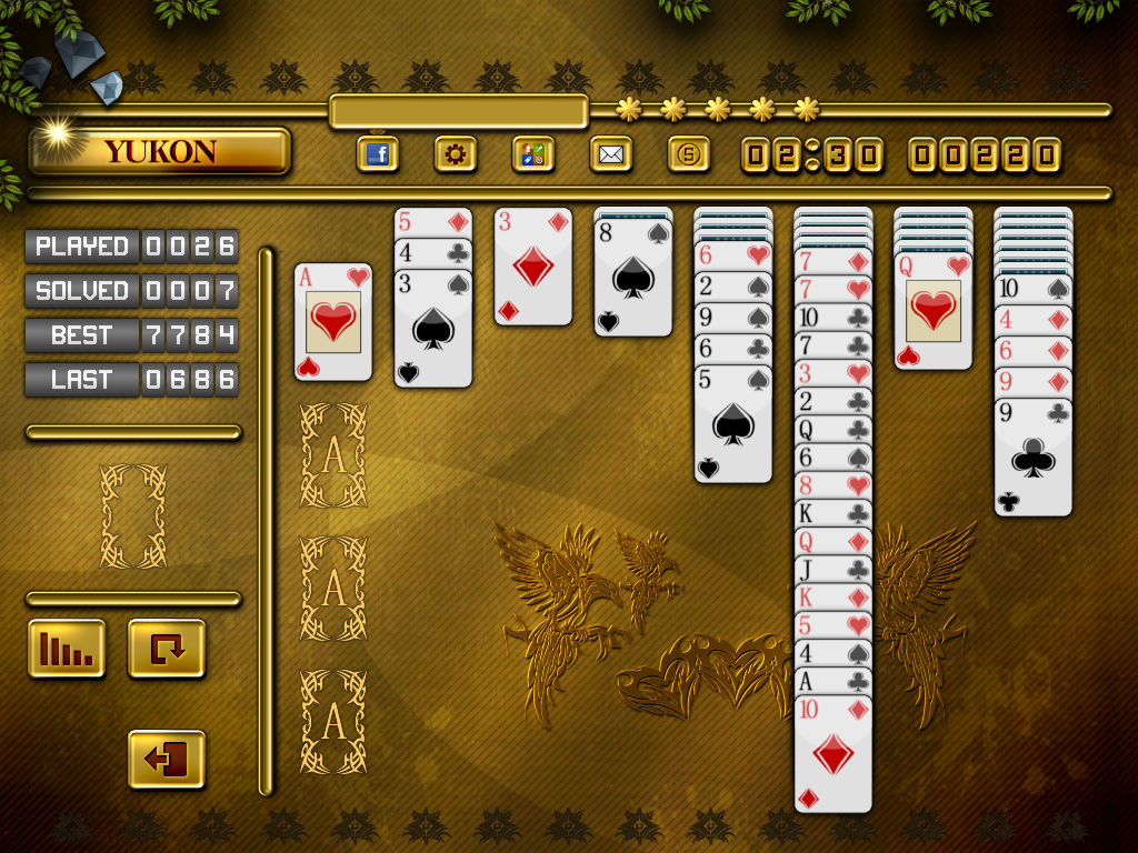 ACC Solitaire [ Yukon ] HD Free Classic Card Games for iPad & iPhone