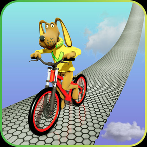 Dog BMX Skill Stunts