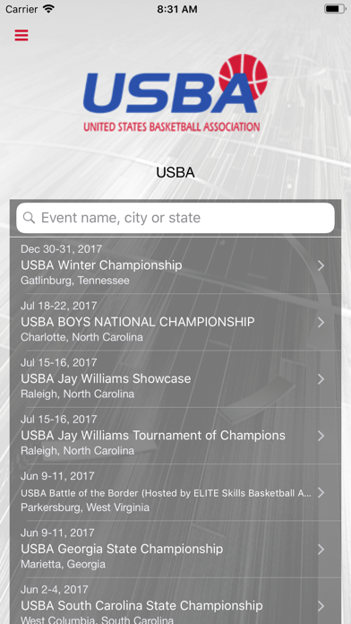 USBA poster