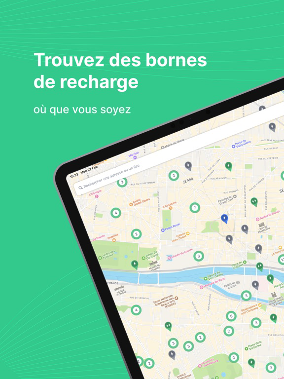 Electromaps Bornes de recharge Affiche