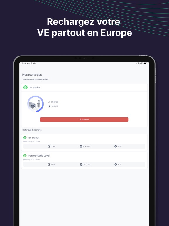 Electromaps Bornes de recharge Affiche