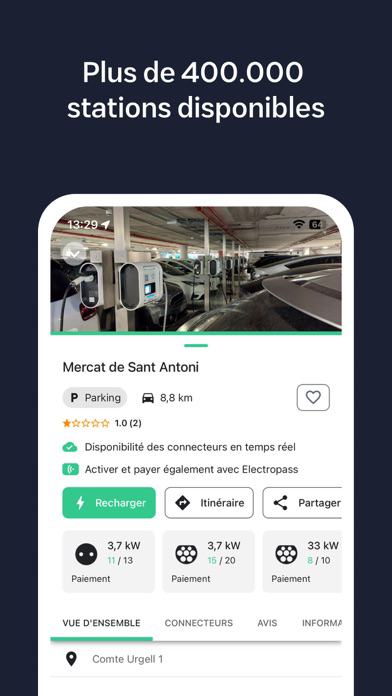 Electromaps Bornes de recharge Affiche