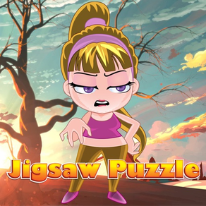 cute little girls puzzle jigsaw games