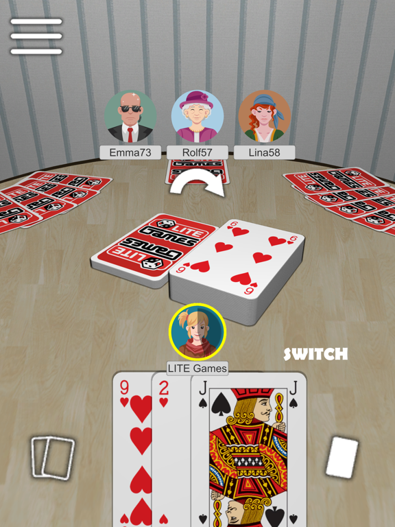 Huit Américain: Jeu de cartes Affiche