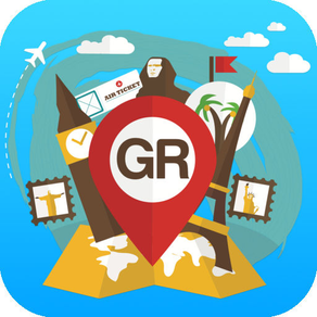 Greece offline Travel Guide & Map. City tours: Athens,Rhodes,Santorini,Crete