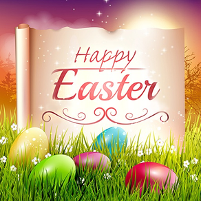 Happy Easter Greeting Card.s Maker - Collage Photo & Send Wishes with Cute Bunny Egg Sticker